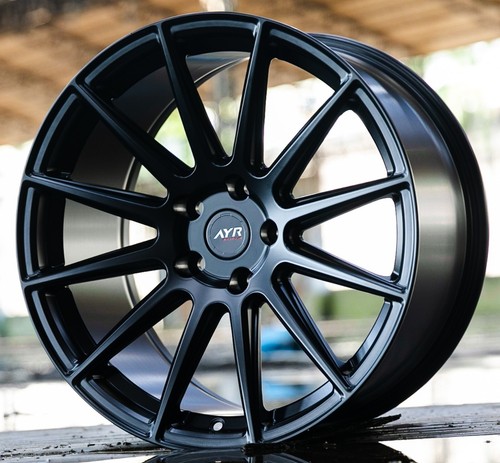 Black alloy wheels - black, fits